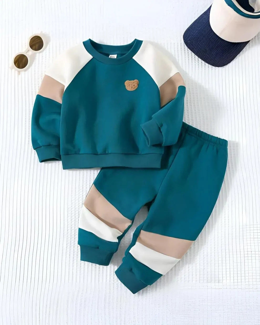 Green Teddy Kids Winter Suit