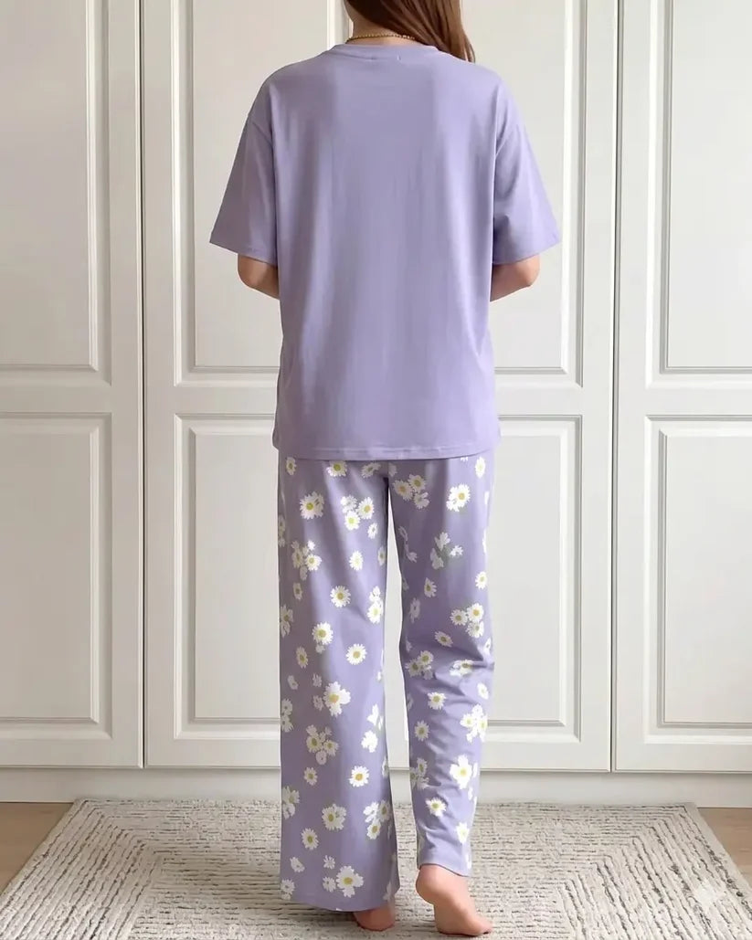 Soft & Comfortable Floral Nightwear Set