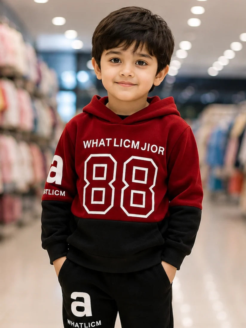 red fashion kids 88 hoddie
